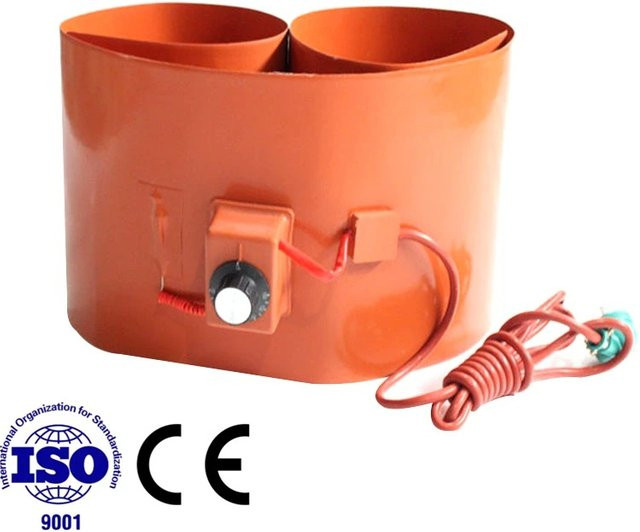 Dreamburgh Flexible Silikon Band Trommel Heizung, 1200W 220V, Orange, Maße: Breite: 12,5 cm, Länge: 173 cm - Bild 1