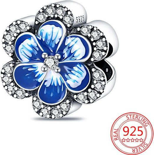 Allbestart Charm Vorhängeschloss & Schlüssel, 925 Silber, Gold, Damen - Bild 1