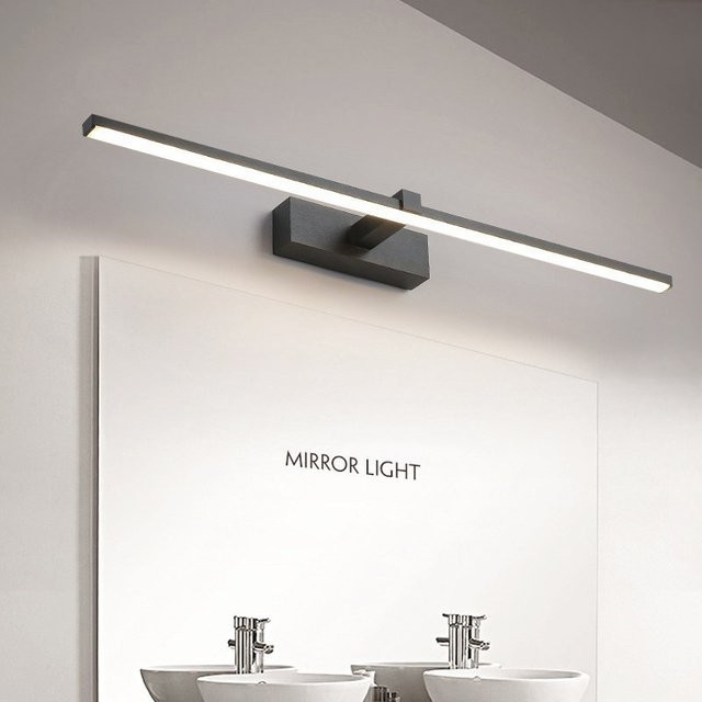 DARHYN LED Wandlampe für Badezimmer und Spiegel in Weiß oder Schwarz, moderne wasserdichte Design-Leuchte - Bild 1