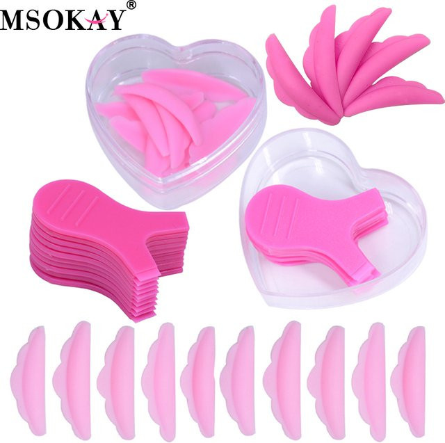 kekelala Dauerwelle Kit, Silikon Pads, Hot Pink, Unisex - Bild 1