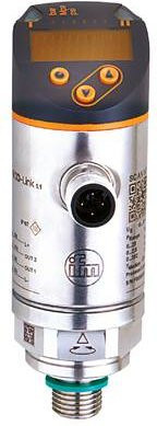 ifm Electronic Drucksensor PN7571 in Silber, Messbereich 0 MPa bis 25 MPa, M12 Anschluss, 1 Öffner und 1 Schließer - Bild 1