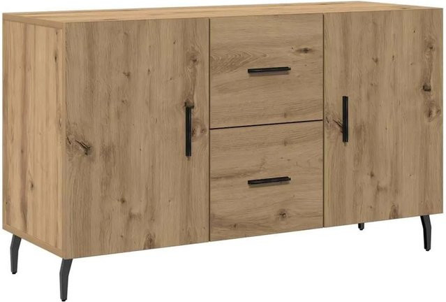 vidaXL Sideboard Artisan-Eiche in Braun aus Holzwerkstoff, B/T/H: 100 x 36 x 60 cm - Bild 1