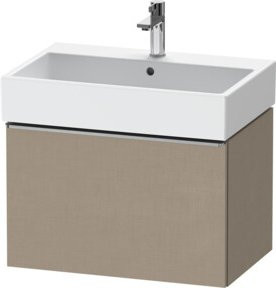 Duravit Waschtischunterschrank D-Neo beige, wandhängend, B: 68,4 cm, T: 44,2 cm - Bild 1