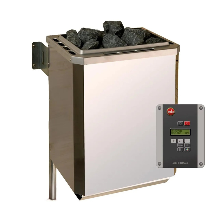 Weka Ofenset OS Klassik mit digitaler Steuerung, 7,5 kW, Silber - Bild 1