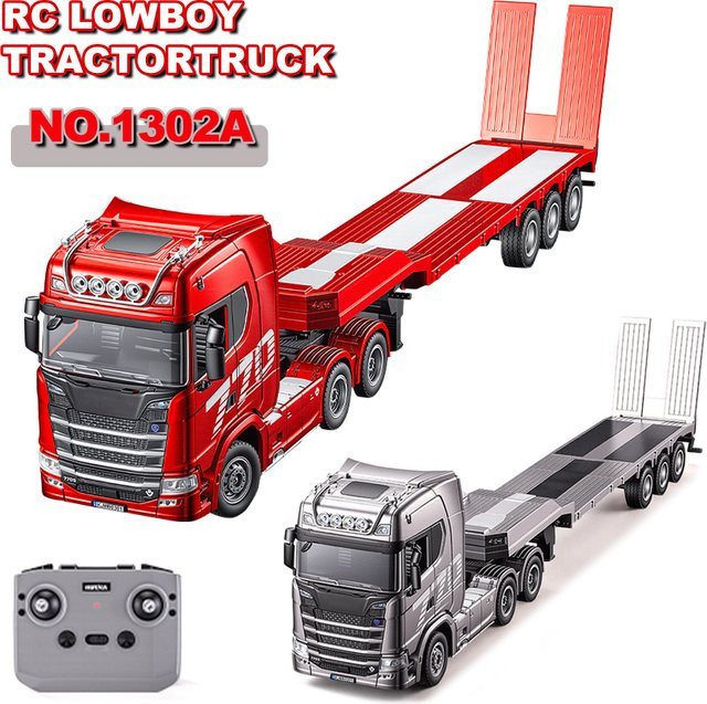 HUINA 1302A RC Traktor-LKW mit Anhänger, Modell RTR, 1:24, Licht und Sound, ab 14 Jahren - Bild 1