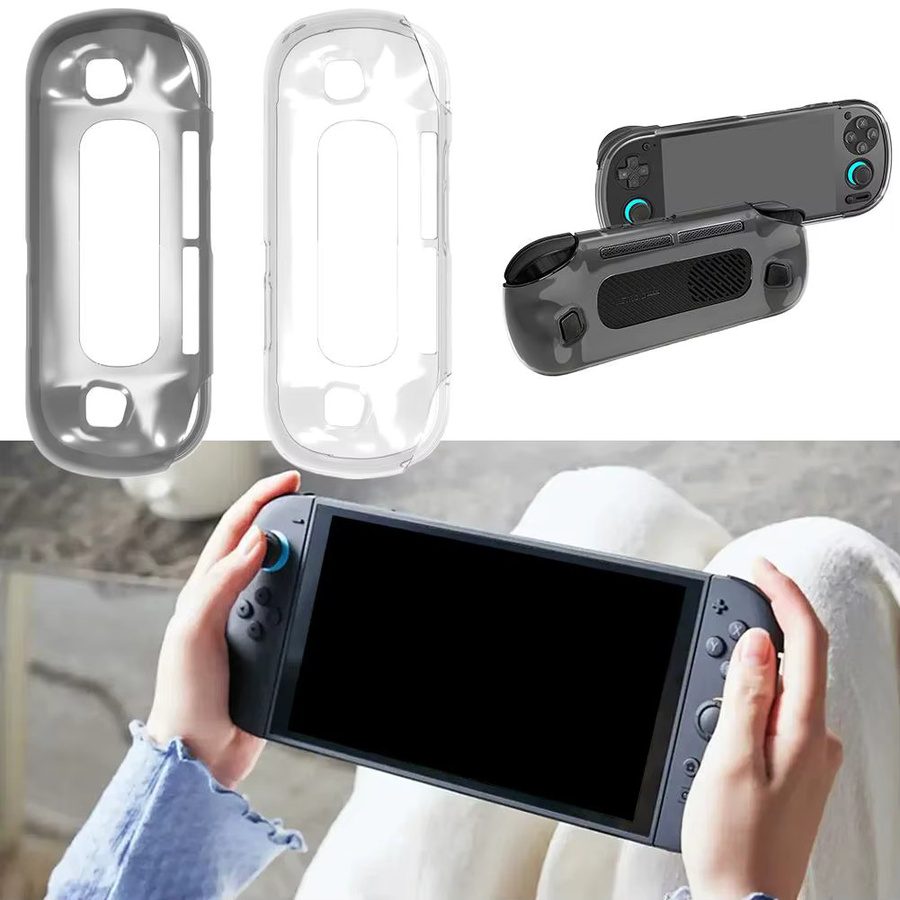 Retroid Pocket 6 TPU-Hülle in Transparent, rutschfester Gummischutz für RP6 Gaming Handheld - Bild 3