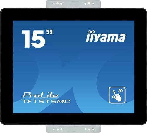 Iiyama ProLite TF1515MC-B2 Touchmonitor Schwarz, 38,1 cm (15 Zoll), TN LCD, 1024 x 768 Pixel, 4:3, Projected Capacitive Multi-Touch, HDMI, DisplayPort, VGA - Bild 1