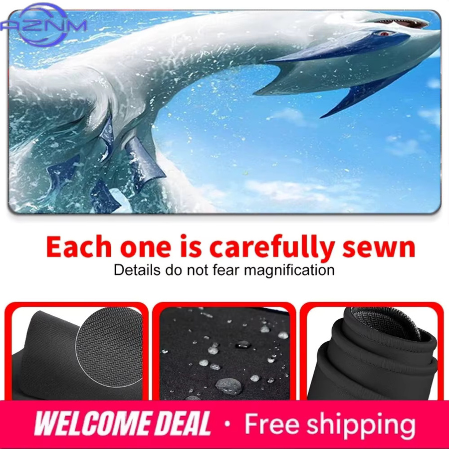Lugia Ocean rutschfeste und waschbare Gaming-Schreibtischunterlage von Potdemiel - Bild 4