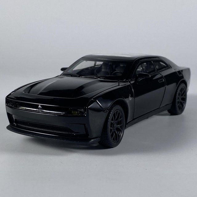 Linyi toy car Dodge Charger Daytona Srt Ev Hellcat, Modellauto, 1:32, Metall, mit Licht und Sound, ab 14 Jahren - Bild 1