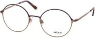 Mexx 2800 Korrektionsbrille, Rund, Vollrand, Metall, Damen, Purple, Brown - Bild 1