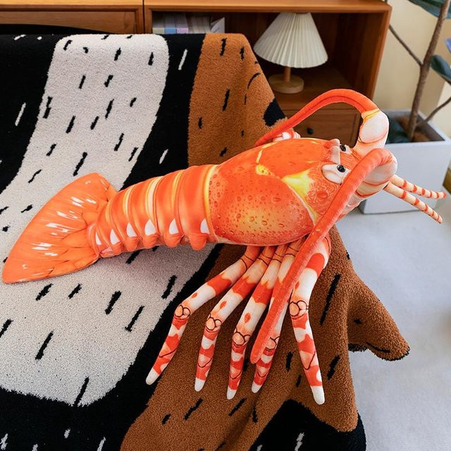 Yiran Health & Beauty Australischer Hummer Plüschtier, 70cm, ab 14 Jahren - Bild 1