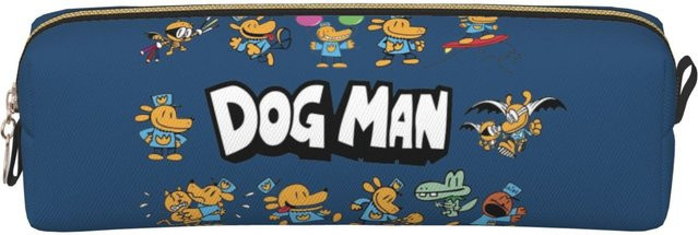 Fancy Style Studio Federmäppchen Manga Hundemann Blau mit Reißverschluss für Schule und Büro - Bild 1