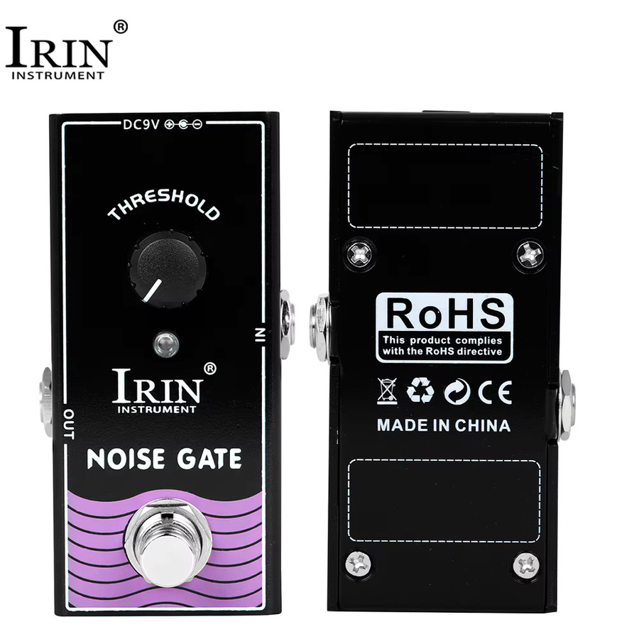 Irin RF-15 Hammer Noise Gate Mini Effektpedal True Bypass in Schwarz - Bild 7