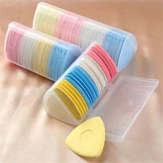 30 Stück Dreieckige Schneiderkreide in Multicolour für Deine DIY-Nähen-, Stick- und Quiltprojekte - Bild 1
