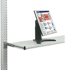 Manuflex Gerätebrücke für Universal-Serien, tiefeneinstellbar, Weiß, Breite: 1750 mm - Bild 1