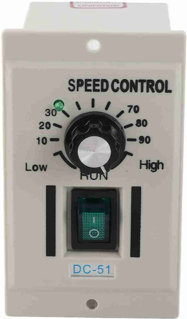 TOMTOP JMS Mini Permanentmagnet Gleichstromregler DC51 220V Motordrehzahlregler in Weiß - Bild 1