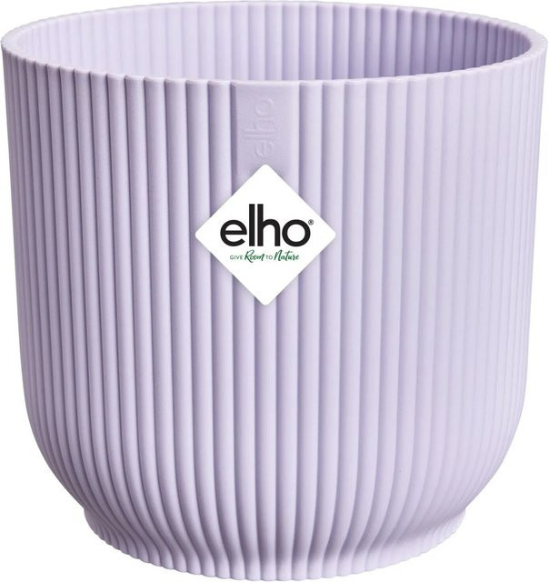 Elho Blumentopf Vibes Fold Rund Mini in Lila, Durchmesser: 9 cm - Bild 1