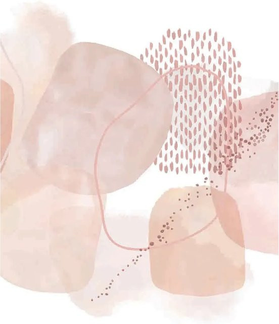 Marburg Fototapete Smart Art Gallery 22 Grafisch Modern in Beige-Rosa aus Vlies - Bild 1