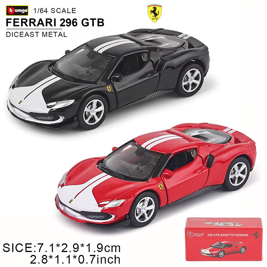 Bburago Ferrari 296 GTB Assetto Fiorano Purosangue, Automodell, 1:64 - Bild 2