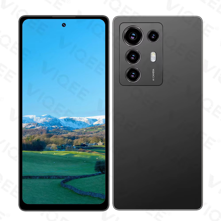 VIQEE S Ultra 5G Android Smartphone mit 256 GB Speicher, 6,6 Zoll HD-Touchscreen, Dual-SIM, Dual-Standby, Gesichtserkennung, Fingerabdruck-Scanner und Stylus-Stift in Schwarz oder Grau - Bild 6