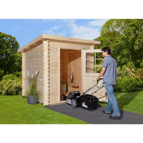 Mr. GARDENER Gartenhaus Main aus Holz in Beige, B/H/T: 230 x 210,9 x 190 cm - Bild 2
