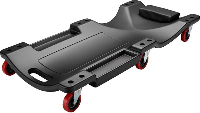 Wiltec Montagerollbrett in Rot und Schwarz, B/T: 90 x 40 cm - Bild 1