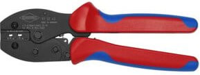 Knipex PreciForce Crimpzange 97 52 42 SB für MC4 und MC4 EVO 2-Steckverbinder mit rutschhemmenden Kunststoff-Hüllen, brüniert, 220 mm - Bild 1