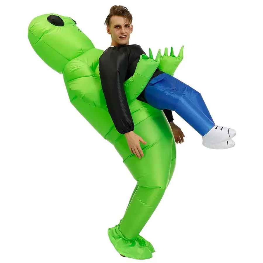 Hangchen Family Alien-Anzug, aufblasbares Alien-Monster-Kostüm, Grün - Bild 3