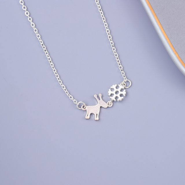GaGa-Duck Halskette, 925 Silber, Schneehirsch - Bild 1
