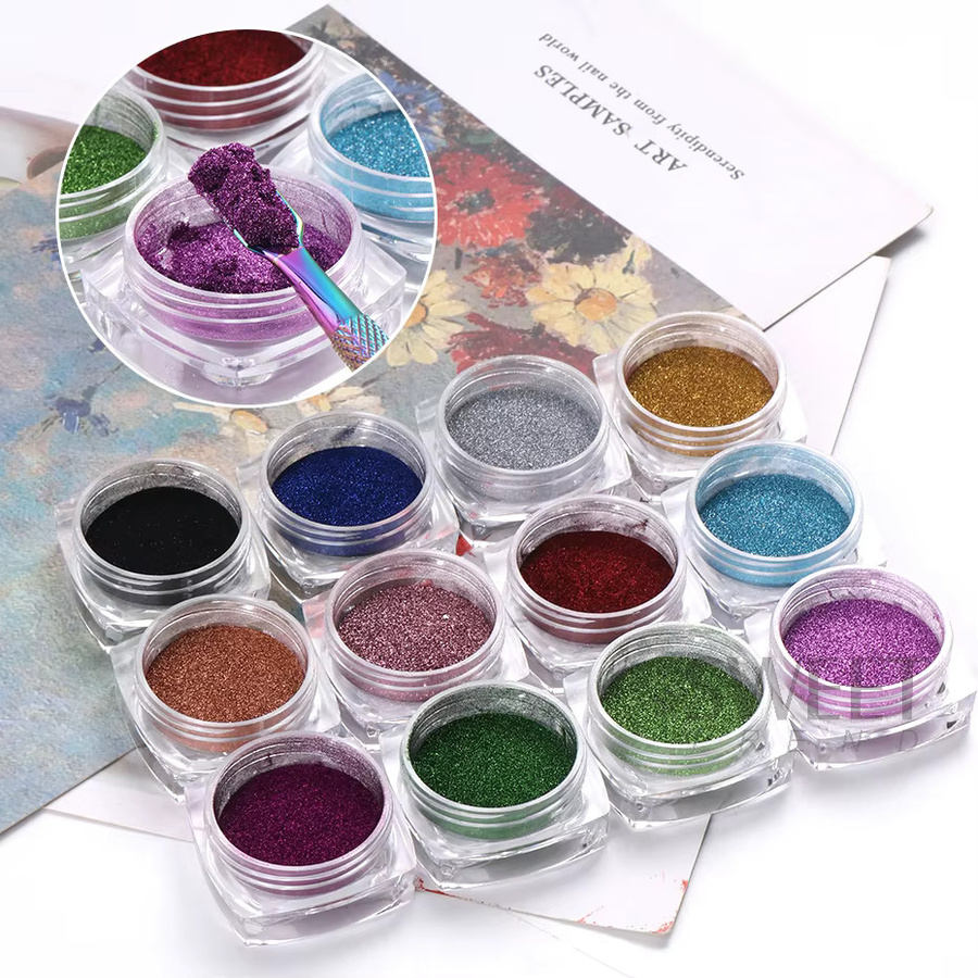 SWEET TREND Nagelpuder, Metallic, 12 Farben - Bild 5