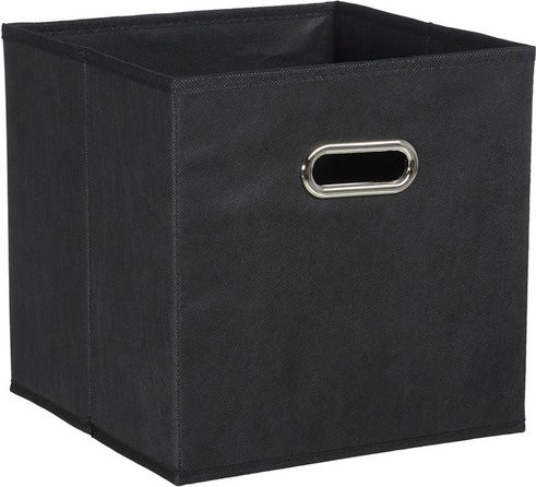 Zeller Aufbewahrungsbox mit Griffen, Schwarz, B/T/H: 28 x 28 x 28 cm - Bild 1