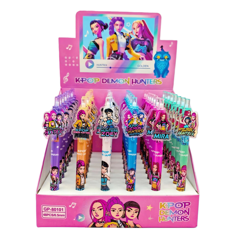 Hasbro Gelstift mit Cartoon-Motiv, 0,5 mm, Schwarz, schnelltrocknend und glatt schreibend - Bild 3