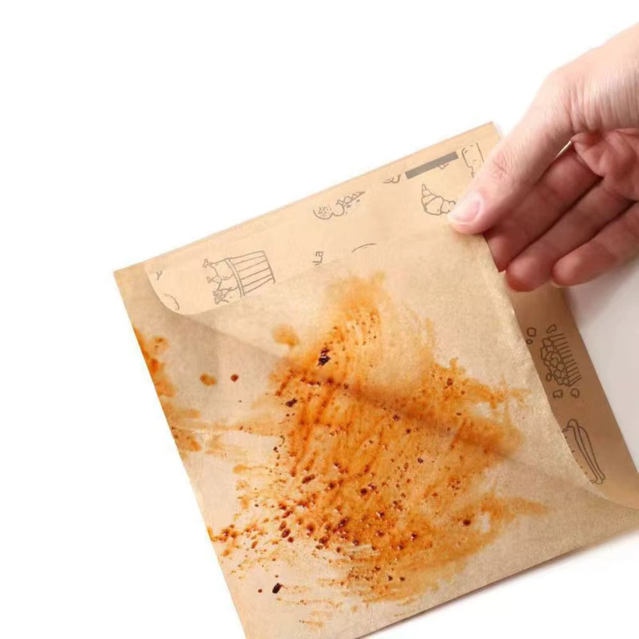 30 Stück Einweg-Papiertüten aus braunem Kraftpapier, ölbeständig und wasserdicht, antihaftbeschichtetes Backpapier für dein Küchenzubehör - Bild 2