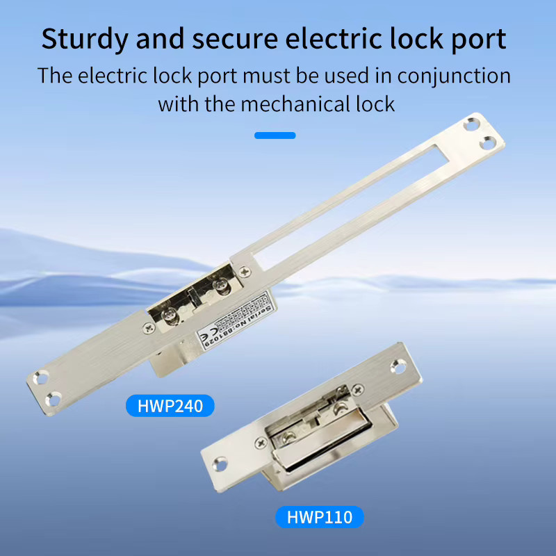 LUCKING DOOR Elektrisches Türschloss für Zutrittskontrollsysteme aus Edelstahl in Silber, 12V DC, NO/NC, ausfallsicher - Bild 4