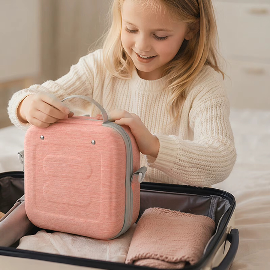 ATUOTIN All-in-One-Organizer-Tasche für Yoto Mini in Blau mit Hartschale, verstellbarem Riemen und Platz für Player, Kopfhörer sowie 120 Audiokarten - Bild 3