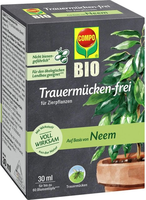 Compo Trauermücken-frei biologisches Neemöl zur Schädlingsbekämpfung, 30 ml - Bild 1