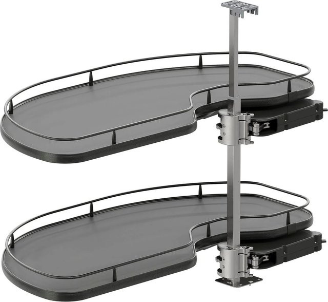 Vauth-Sagel Eckschrankauszug Cornerstone Maxx Planero Korpusbreite: 1000 mm, Frontbreite: 600 mm, Ausführung Links, Farbe: Lava - Bild 1