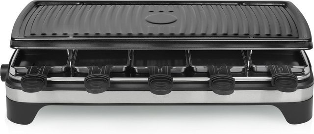Princess Raclette-Grill XL mit 10 Pfännchen in Schwarz und Silber mit einstellbarem Thermostat und Antihaftbeschichtung - Bild 2