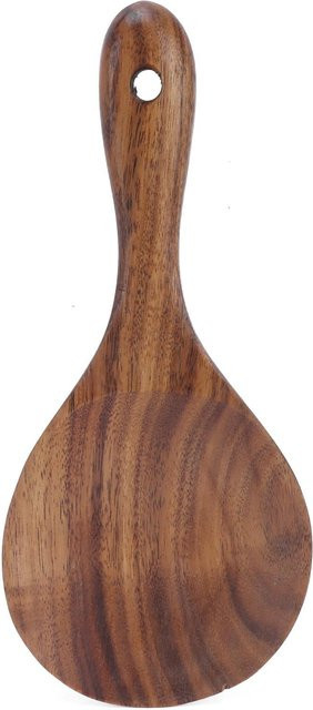 TOMTOP JMS Reispaddel aus Holz in Braun mit Aufhängeschlaufe - Bild 1