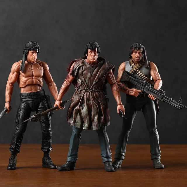 NECA Rambo First Blood Actionfigur, Modellpuppe - Bild 1
