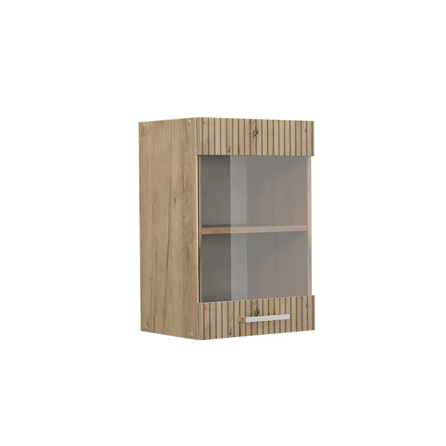 Vicco Küchenglasschrank R-Line Glashängeschrank Artisan-Eiche/Goldkraft Eiche, B: 40 cm, H: 60 cm, T: 31 cm - Bild 2
