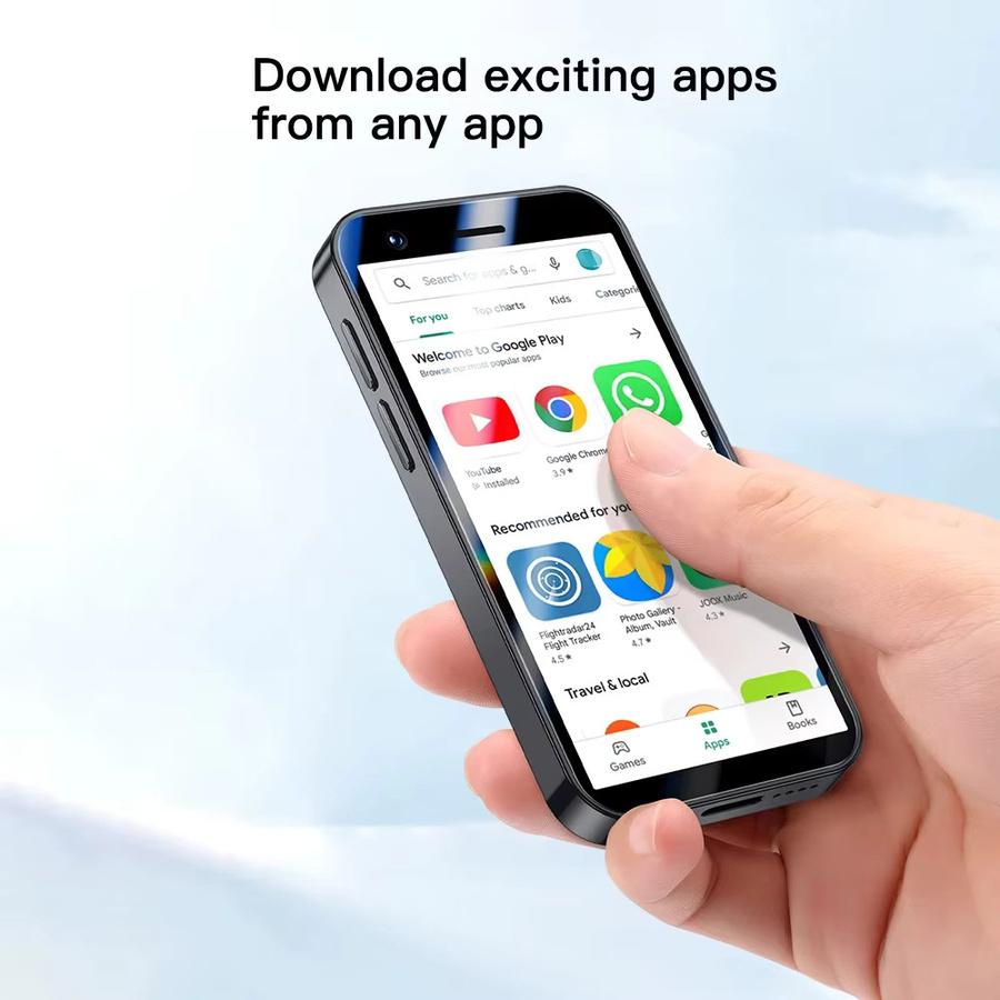 SOYES P70 Pro Max Mini Smartphone mit 3,0 Zoll Display, Android 8.1, Face ID, Dual SIM und 2000 mAh Akku in Grün - Bild 3