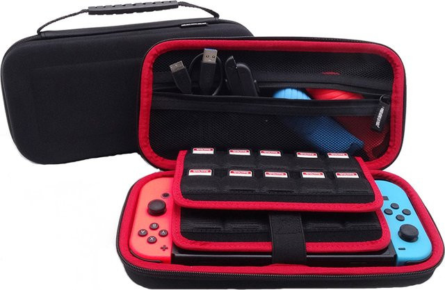 Nintendo Tragetasche für Nintendo Switch und New Switch OLED in Schwarz - Bild 1
