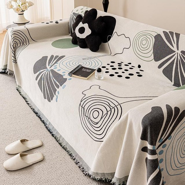 Super Six Chenille Sofabezug, multifunktionaler und verdickter Doppelseitiger Sofaschutz, Anti-Katzenkratzer, B/T: 180 x 130 cm - Bild 1