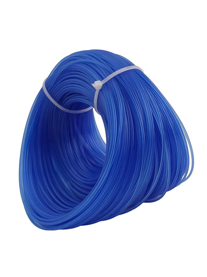 DAZZLEEX Mähfaden 1,6 mm Trimmerfaden in Blau, 100 m Nylonschnur für Rasentrimmer und Rasenmäher - Bild 3