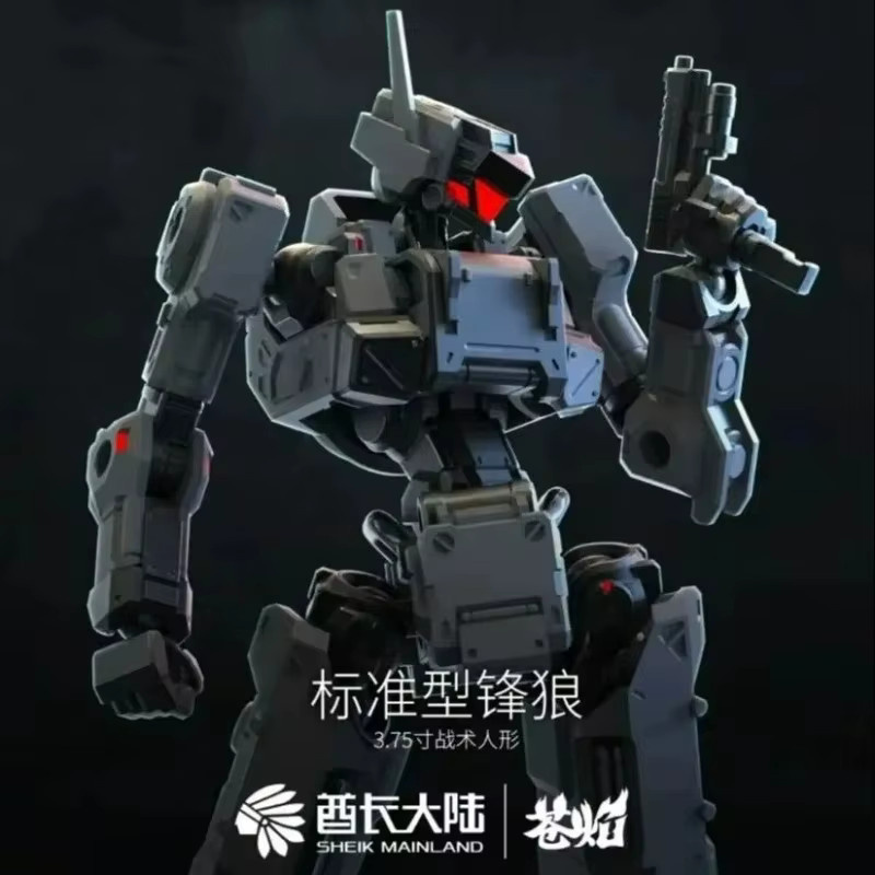 Sheik Mainland Wolf Squad, taktisches Figurenmodell, Maßstab 1:18, 3min Project A - Bild 1