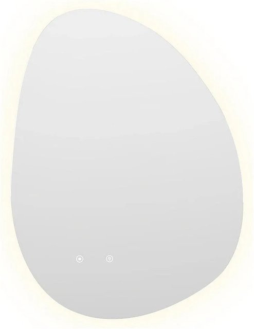 Vente-unique Badspiegel Inacia mit LED-Beleuchtung in Transparent, Breite: 60 cm - Bild 1