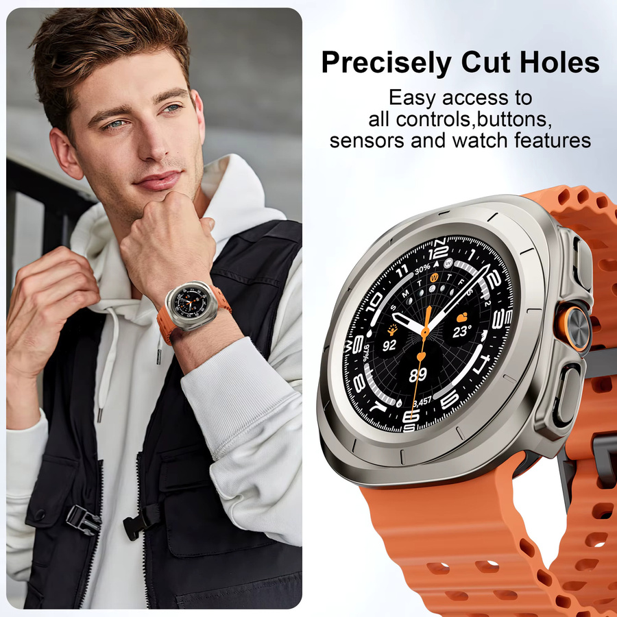 Samsung Galaxy Watch Ultra Hülle, PC, transparent, 47 mm - Bild 4