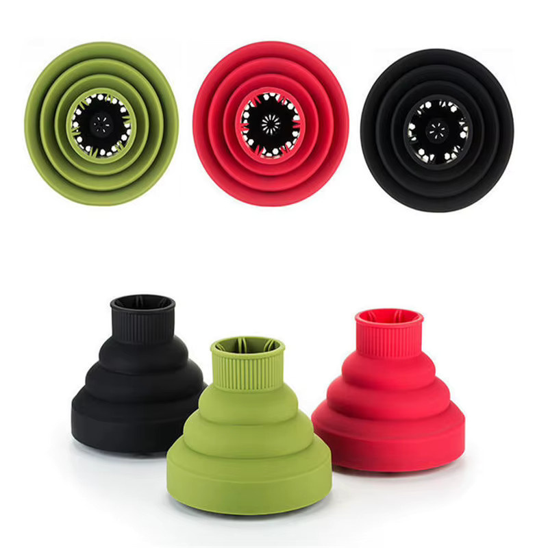 Universeller Silikon-Haartrockner-Diffusor, verstellbar und faltbar - Bild 2