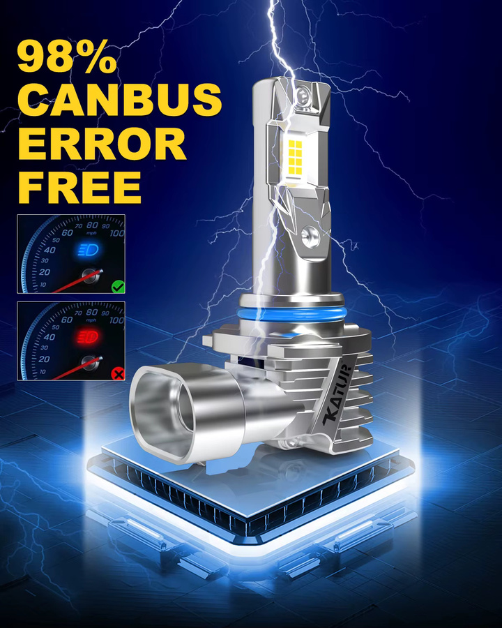 Katur H4 LED Auto Scheinwerfer Lampe mit Canbus, 80W, 16000lm, Weiß, für Chrysler 2011 bis 2016 - Bild 5